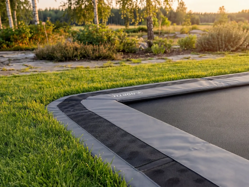 NEW 14ft Round North In Ground Trampoline