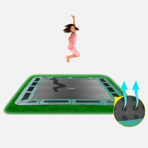 10ft X 6ft Capital Inground Trampoline