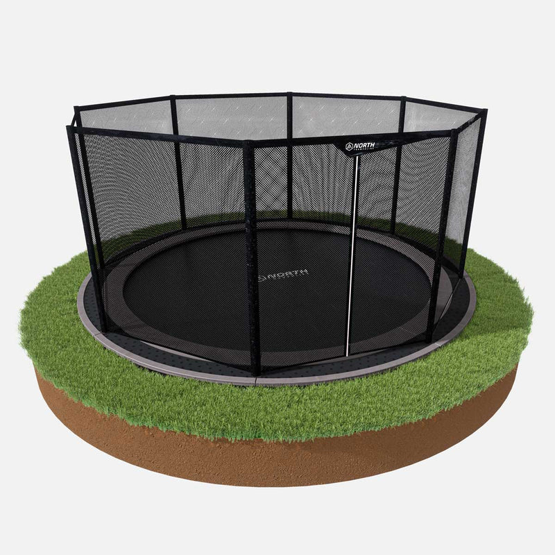14ft Round North In-ground Safety Net