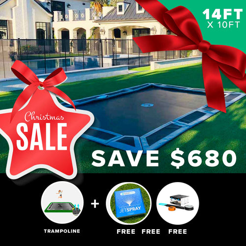 14ft X 10ft Capital Inground Trampoline Festive Free Gift Bundle