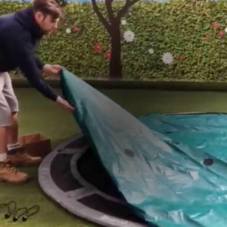 How to attach your in-ground trampoline cover